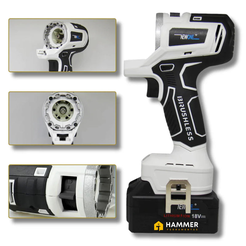 HAMMER™ - Kit Elétrico 10 em 1: Parafusadeira, Furadeira, Serra e Muito Mais [⚡OFERTA EXCLUSIVA HOJE]