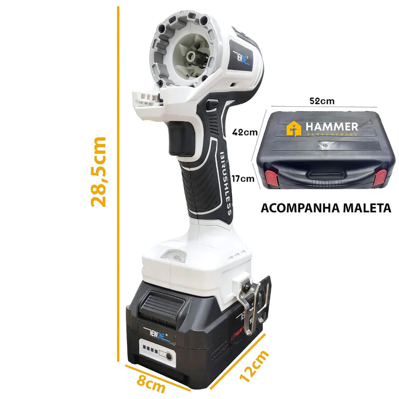 HAMMER™ - Kit Elétrico 10 em 1: Parafusadeira, Furadeira, Serra e Muito Mais [⚡OFERTA EXCLUSIVA HOJE]