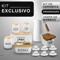 CerâmicaRustique™ - Conjunto Completo: Saleiro, Manteigueira, Porta Pão, Potes e Xícaras! [ULTIMO DIA DE PROMOÇÃO!]🔥