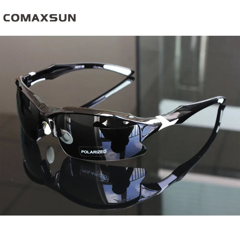 ÓCULOS de Ciclismo Profissional COMAXSUN com LENTES com Proteção UV 400 Tr90 - São 3 ESTILOS e 8 CORES Diferentes