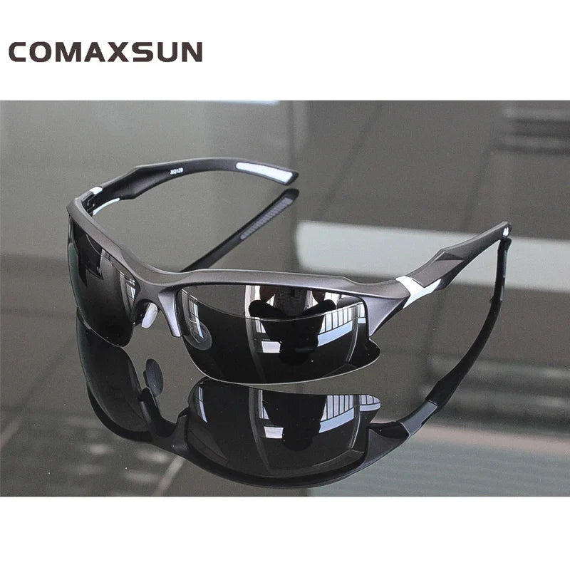 ÓCULOS de Ciclismo Profissional COMAXSUN com LENTES com Proteção UV 400 Tr90 - São 3 ESTILOS e 8 CORES Diferentes