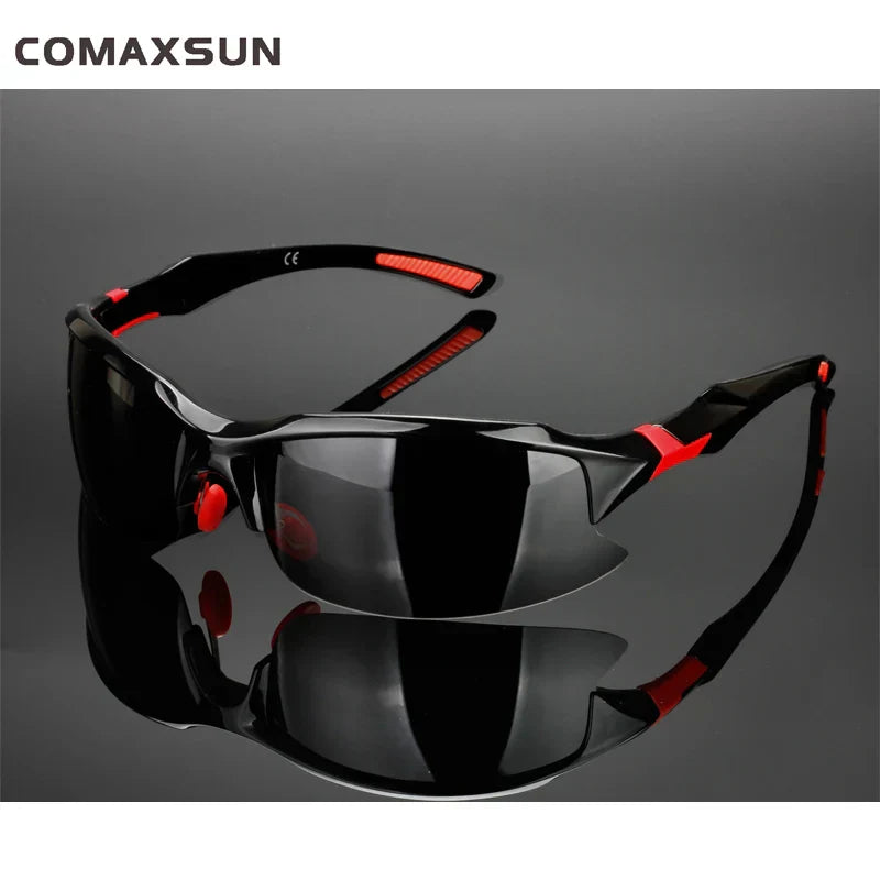 ÓCULOS de Ciclismo Profissional COMAXSUN com LENTES com Proteção UV 400 Tr90 - São 3 ESTILOS e 8 CORES Diferentes