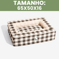 CAMINHA ACONCHEGANTE FUZZY™ - Conforto e Estilo Tartan Para seu Pet + Brinde: PORTA-RAÇÃO HERMÉTICO [🌟OFERTA EXCLUSIVA HOJE]