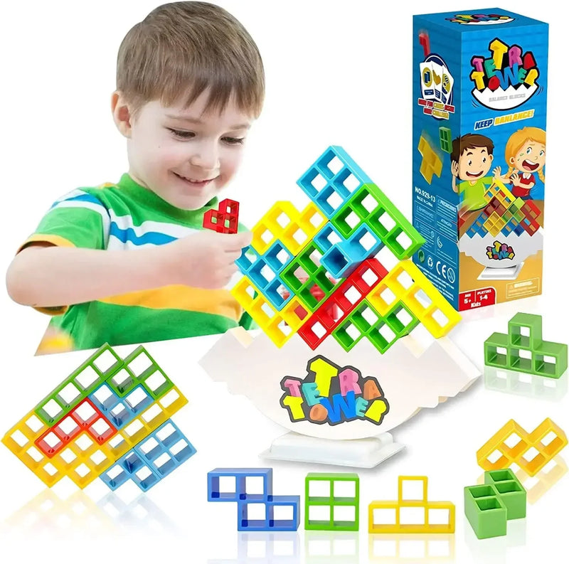 BRINQUEDO EDUCATIVO de Montagem de BLOCOS de Empilhamento TETRIS