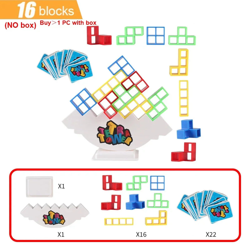 BRINQUEDO EDUCATIVO de Montagem de BLOCOS de Empilhamento TETRIS