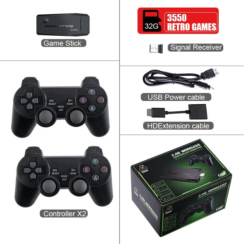 Video GAME RETRÔ Havebox 2 CONTROLES 1000/3500 JOGOS - 32GB e 64GB