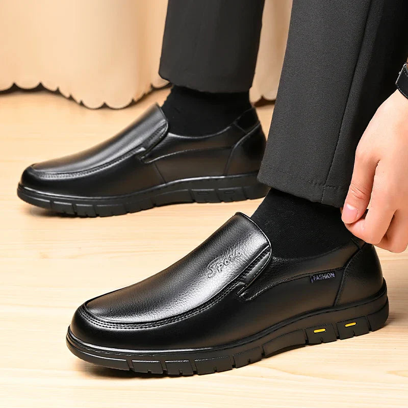 SAPATOS Casuais de COURO GENUÍNO para Homens