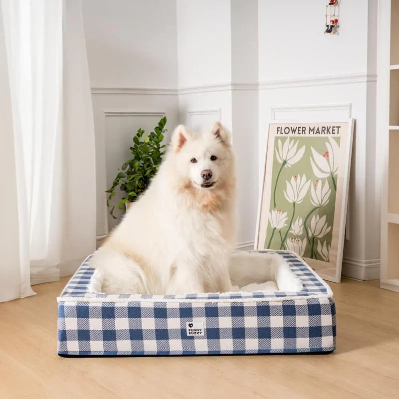 CAMINHA ACONCHEGANTE FUZZY™ - Conforto e Estilo Tartan Para seu Pet + Brinde: PORTA-RAÇÃO HERMÉTICO [🌟OFERTA EXCLUSIVA HOJE]