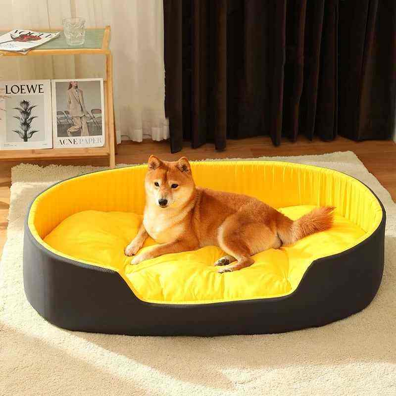 Cama para Cachorros Lavável, Impermeável, Macia e Aconchegante