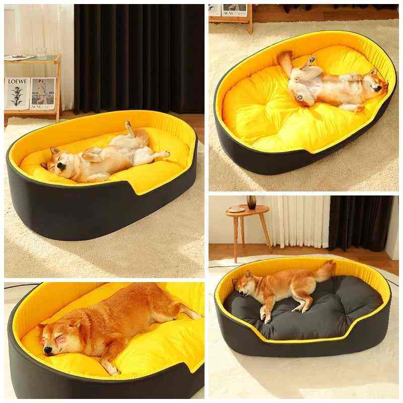 Cama para Cachorros Lavável, Impermeável, Macia e Aconchegante