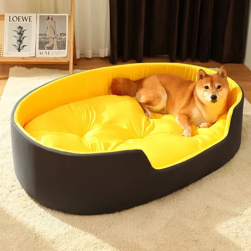 Cama para Cachorros Lavável, Impermeável, Macia e Aconchegante