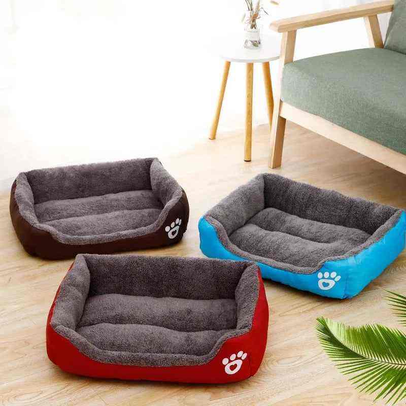 Cama Pet Retangular de Algodão | Para Cães e Gatos