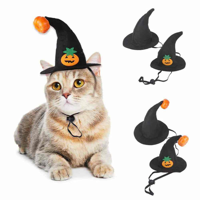 Chapéu de Halloween para Cachorros e Gatos - Abóbora Sorridente