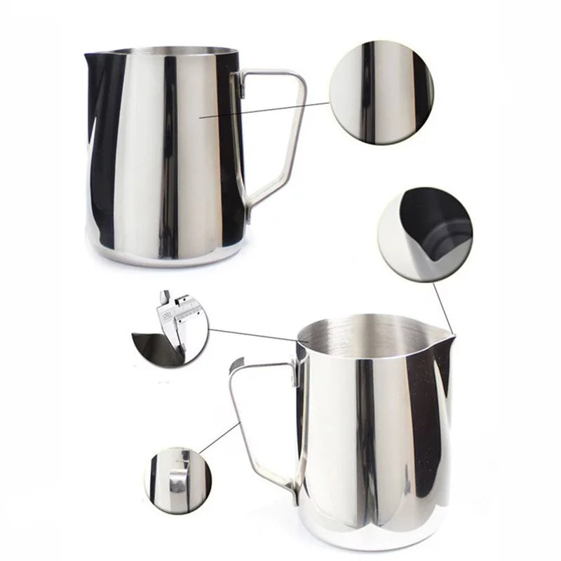 Jarra Leiteira Pitcher Cremeira Americana em aço inox