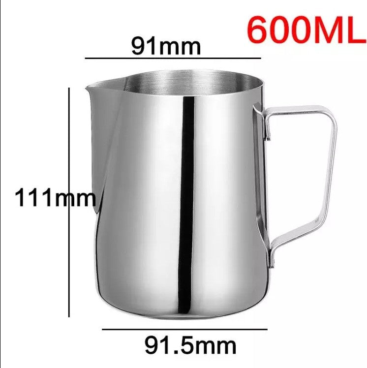 Jarra Leiteira Pitcher Cremeira Americana em aço inox