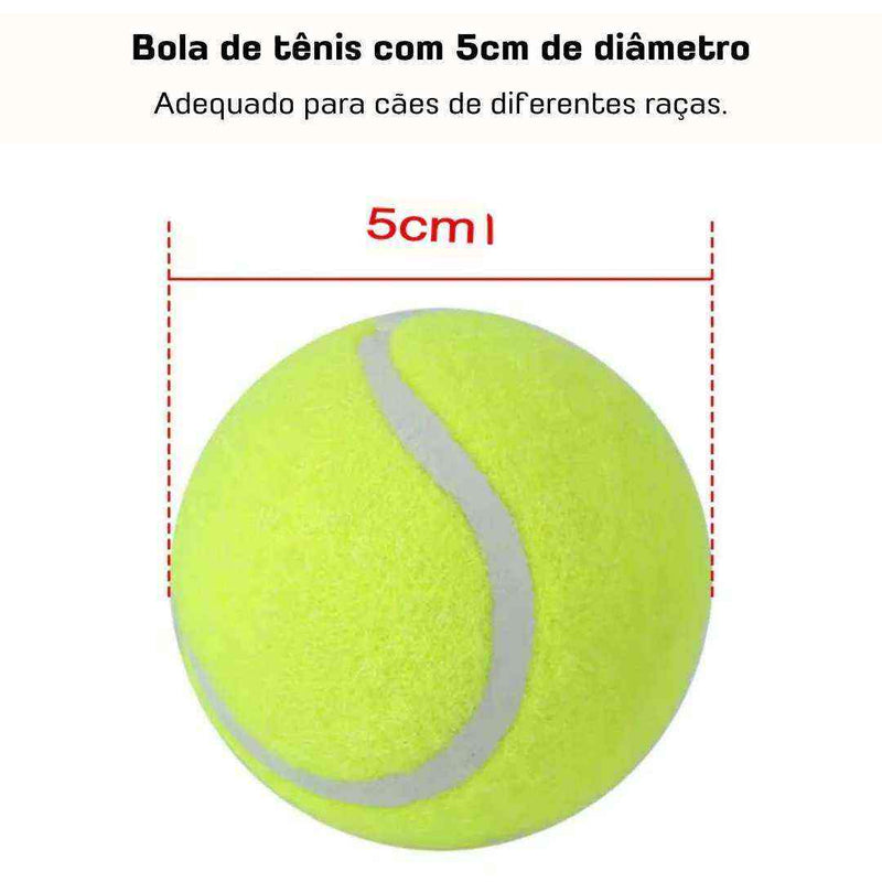 Lançador de Bola Automático Para Cães + 3 Bolas de Brinde + USB