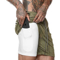 SHORTS para TREINO 2 em 1 Esporte Air Effect